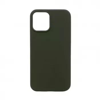 Evelatus Funda de silicona Premium MagSafe Soft Touch para Apple iPhone 12 Pro Max verde oscuro