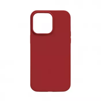 Evelatus Funda de silicona Premium MagSafe Soft Touch para Apple iPhone 14 Plus rojo oscuro