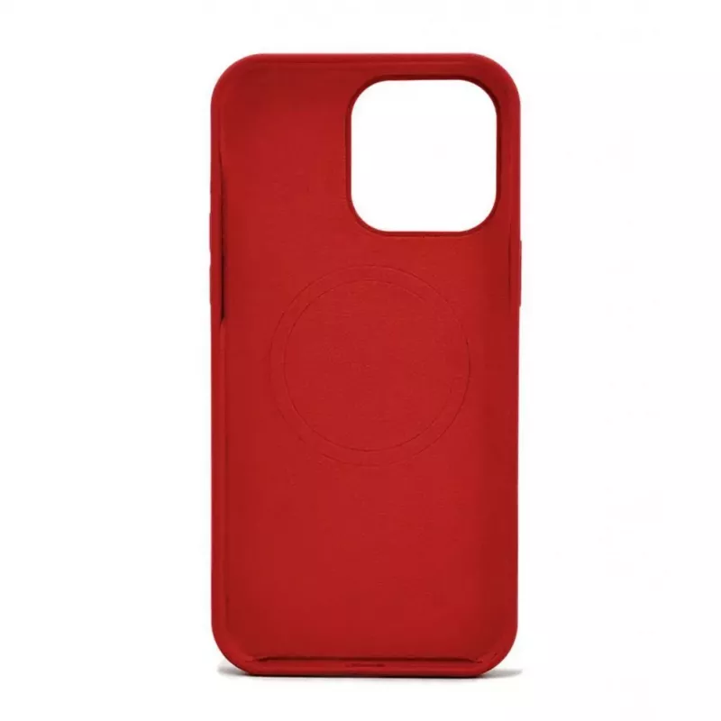 Evelatus Funda de silicona Premium MagSafe Soft Touch para Apple iPhone 14 Pro Max rojo oscuro