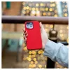 Evelatus Funda de silicona Premium MagSafe Soft Touch para Apple iPhone 14 Pro Max rojo oscuro