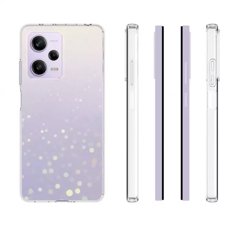 Evelatus Funda de silicona transparente para Xiaomi Redmi Note 12 Pro 5G / Poco X5 5G 1.5mm TPU