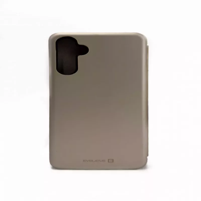 Evelatus Funda tipo libro para Samsung Galaxy A54 dorada