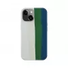 Evelatus Funda de silicona para Apple iPhone 14 multicolor verde