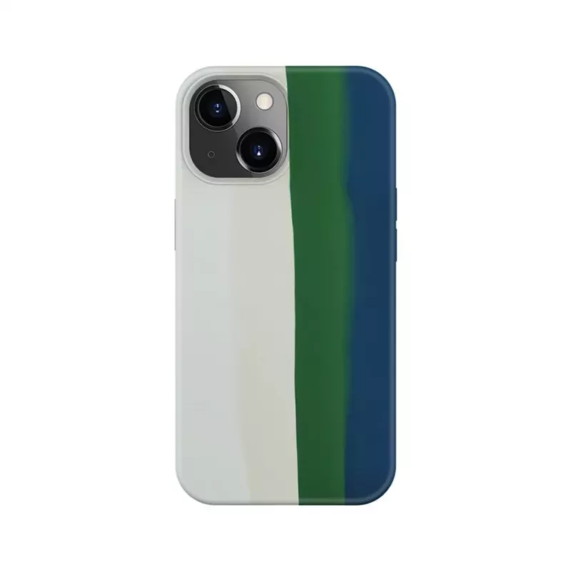Evelatus Funda de silicona para Apple iPhone 14 multicolor verde