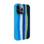 Evelatus Funda de silicona para Apple iPhone 14 Pro multicolor azul