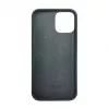 iLike Funda de silicona y plástico Eco Print Design para Apple iPhone 12 / 12 Pro negra