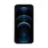 iLike Funda de silicona Eco Print Design para Apple iPhone 12 Pro Max blanca