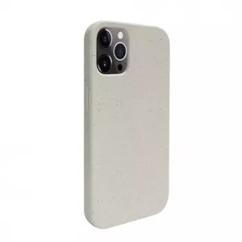 iLike Funda de silicona Eco Print Design para Apple iPhone 12 Pro Max blanca