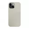 iLike Funda de silicona y plástico Eco Print Design para Apple iPhone 13 blanca