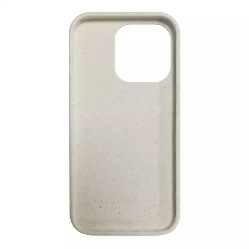 iLike Funda de silicona y plástico Eco Print Design para Apple iPhone 13 Pro blanca