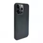 iLike Funda de silicona y plástico Eco Print Design para Apple iPhone 13 Pro Max negra