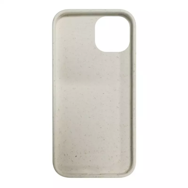 iLike Funda de silicona y plástico Eco Print Design para Apple iPhone 14 blanca