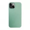 iLike Funda de silicona y plástico Eco Print Design flor para Apple iPhone 14 verde