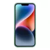 iLike Funda de silicona y plástico Eco Print Design flor para Apple iPhone 14 verde