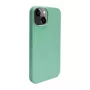 iLike Funda de silicona y plástico Eco Print Design flor para Apple iPhone 14 verde