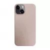 iLike Funda de silicona y plástico Eco Print Design para Apple iPhone 14 beige