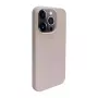 iLike Funda de silicona y plástico Eco Print Design para Apple iPhone 14 Pro Max beige