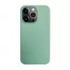 iLike Funda de silicona y plástico Eco Print Design flor para Apple iPhone 14 Pro verde