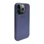 iLike Funda de silicona y plástico Eco Print Design para Apple iPhone 14 Pro azul