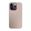 iLike Funda de silicona y plástico Eco Print Design para Apple iPhone 14 Pro beige
