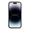 iLike Funda de silicona y plástico Eco Print Design para Apple iPhone 14 Pro Max azul
