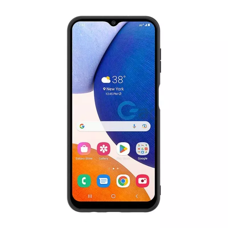 iLike Trasera de piel sintética para Samsung Galaxy A14 5G negra