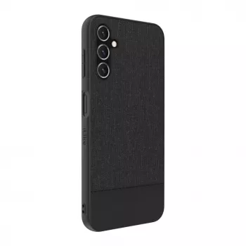 iLike Trasera de piel sintética para Samsung Galaxy A14 5G negra