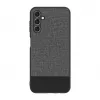 iLike Trasera de piel sintética para Samsung Galaxy A14 5G gris