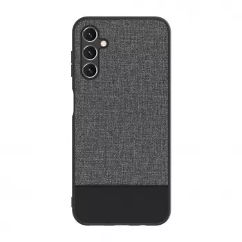 iLike Trasera de piel sintética para Samsung Galaxy A14 5G gris