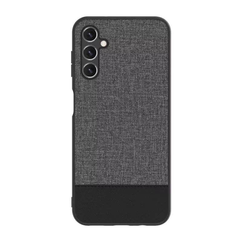 iLike Trasera de piel sintética para Samsung Galaxy A14 5G gris