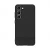 iLike Trasera de piel sintética para Samsung Galaxy S23 Plus negra