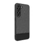 iLike Samsung Galaxy S23 Plus Funda Trasera de Cuero Sintético Gris