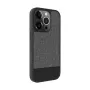iLike Apple iPhone 14 Pro Max Funda Trasera de Cuero Sintético Gris