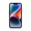 Evelatus Funda Híbrida para Apple iPhone 14 con MagSafe y Protección de Cámara PC+TPU Azul