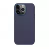 Evelatus Funda de Cuero Genuino para Apple iPhone 13 Pro con MagSafe Azul