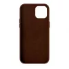 Evelatus Funda de Cuero Genuino para Apple iPhone 14 con MagSafe Marrón