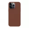 Evelatus Funda de Cuero Genuino para Apple iPhone 14 Pro con MagSafe Marrón