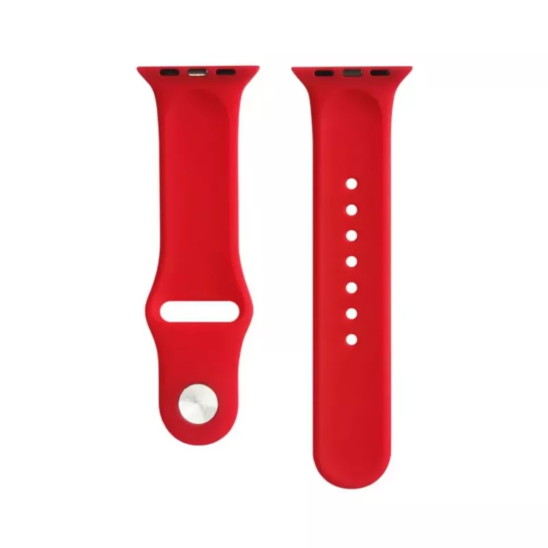 Evelatus Correa de Silicona Loop para Reloj 38/40/41mm (110mm S/M) Roja