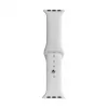 Evelatus Correa de Silicona Loop para Apple Watch 38/40/41mm (110mm S/M) Blanca