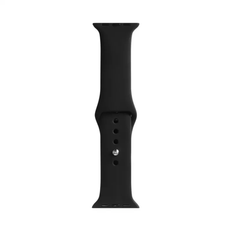 Evelatus Correa de Silicona Loop para Apple Watch 42/44/45mm (S/M 110mm) Negra