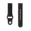 Evelatus Correa de Silicona Loop para Reloj 20mm (S/M 110mm) Negra