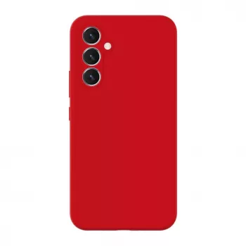 Evelatus Funda de Silicona Premium Soft Touch para Samsung Galaxy A54 Roja