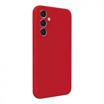 Evelatus Funda de Silicona Premium Soft Touch para Samsung Galaxy A54 Roja