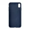 Evelatus Funda de Silicona Premium Soft Touch para Apple iPhone Xs Max Azul Medianoche