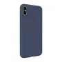 Evelatus Funda de Silicona Premium Soft Touch para Apple iPhone Xs Max Azul Medianoche