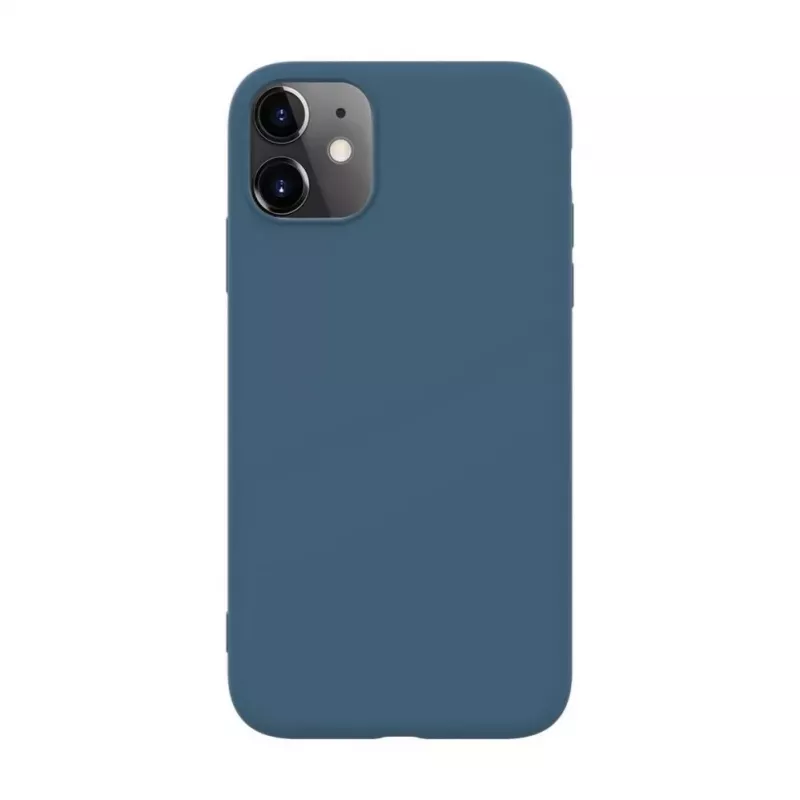 iLike Funda de Silicona Nano para Apple iPhone 11 Azul Medianoche