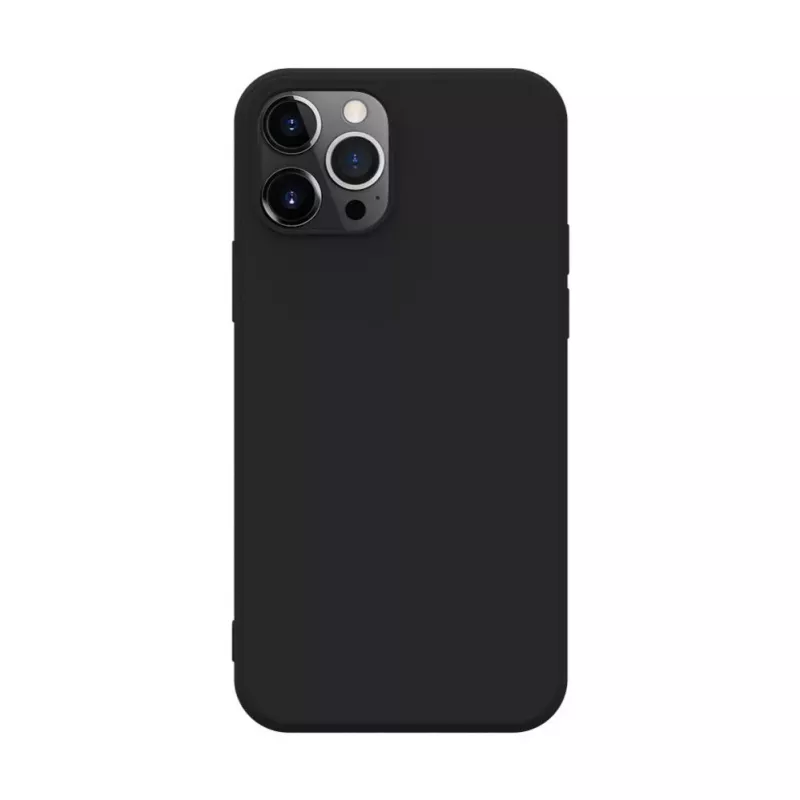 iLike Funda de Silicona Nano para Apple iPhone 12 Pro Max Negra