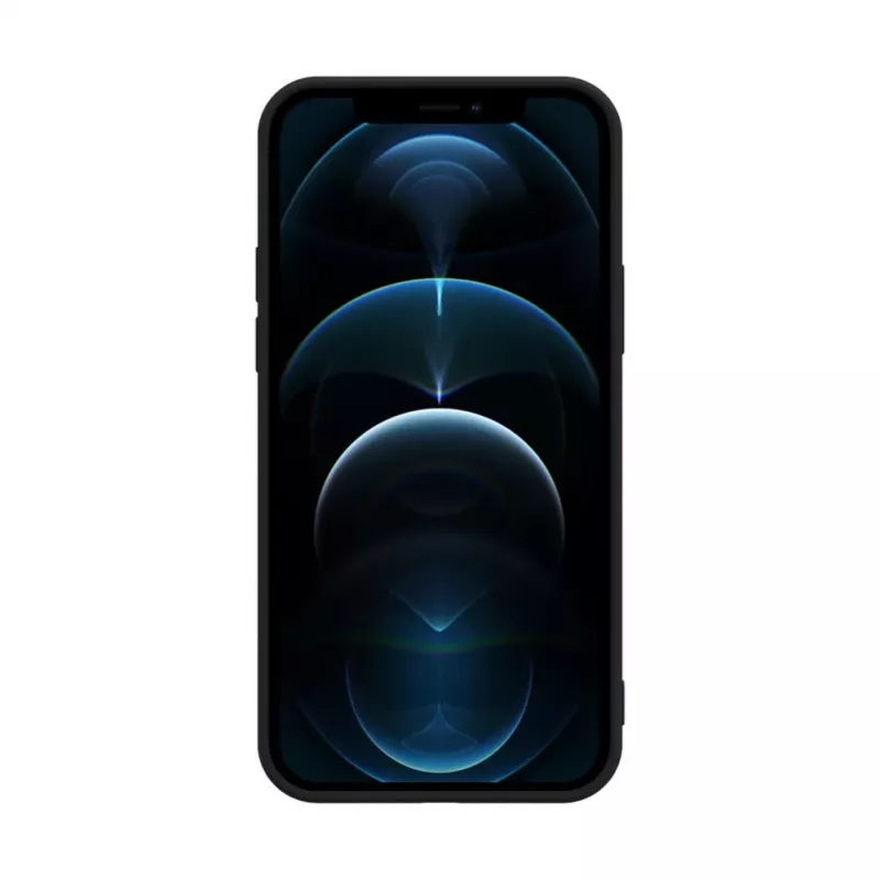iLike Funda de Silicona Nano para Apple iPhone 12 Pro Max Negra
