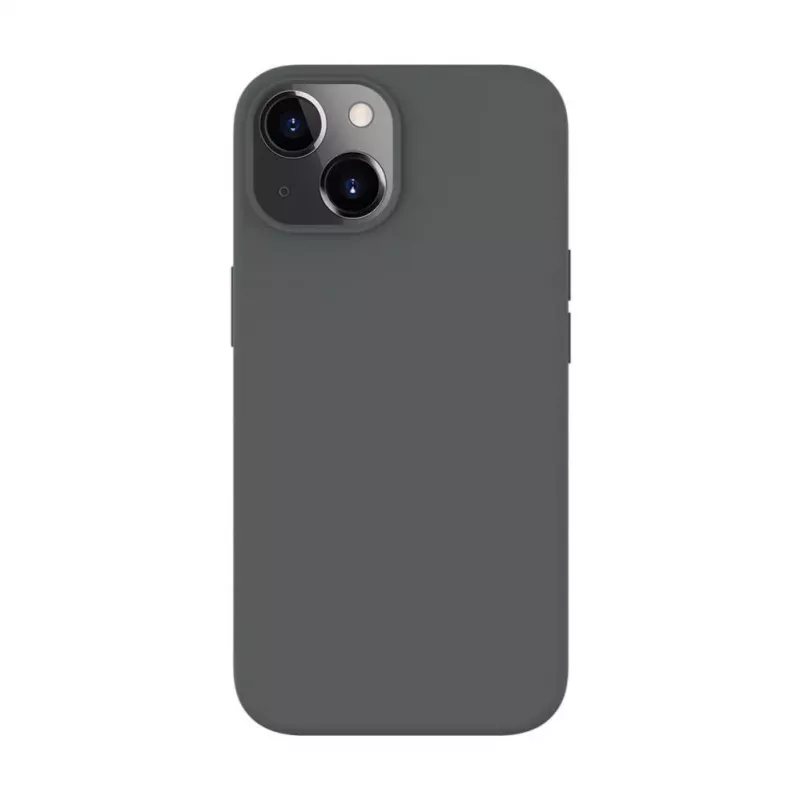 Evelatus Funda de Silicona Premium Soft Touch con MagSafe para Apple iPhone 13 Plata