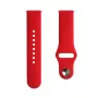 Evelatus 22mm Silikon Loop Armband (S/M 110mm) rojo